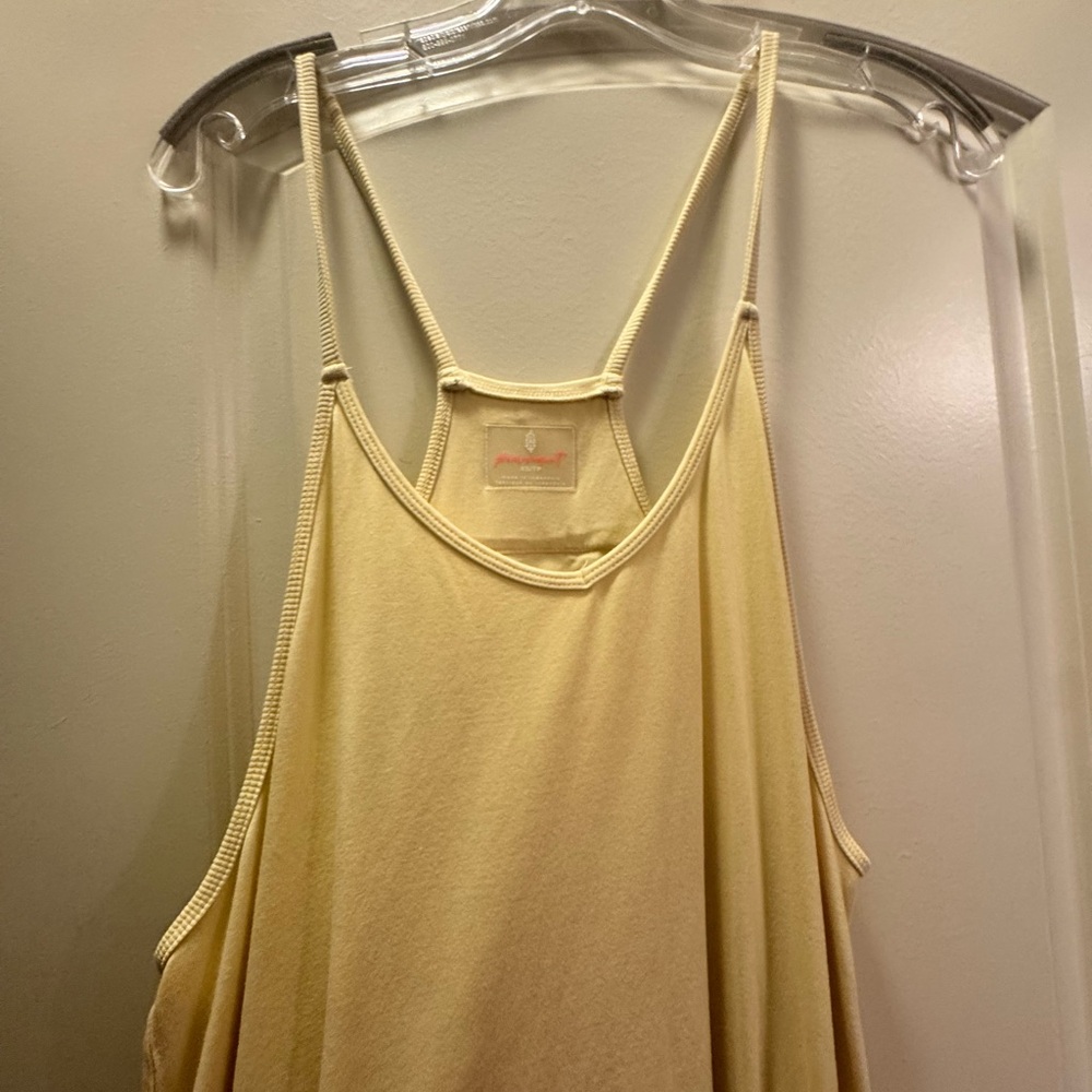 Free People Hot Shot Onesie | XS | Light Yellow